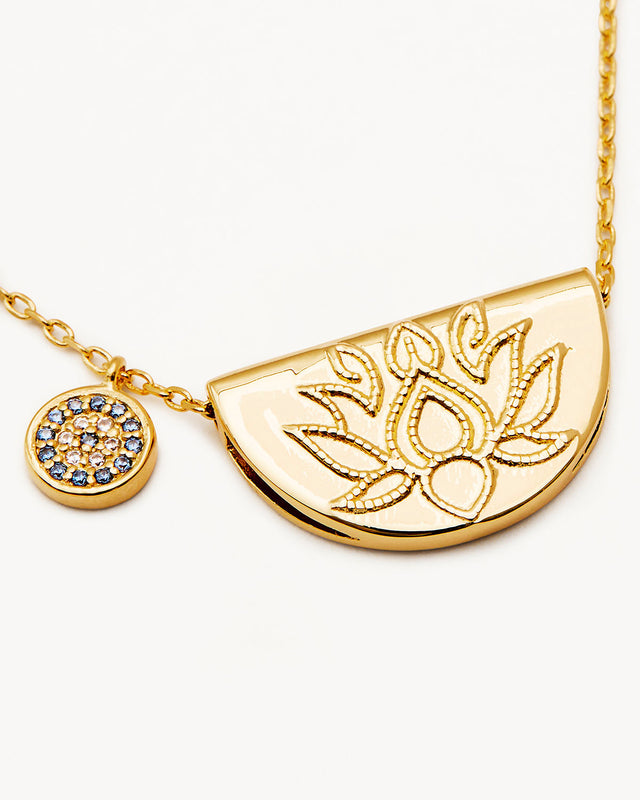 18k Gold Vermeil Lucky Lotus Necklace