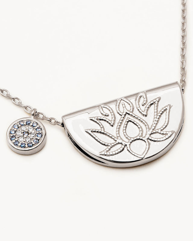 Sterling Silver Lucky Lotus Necklace