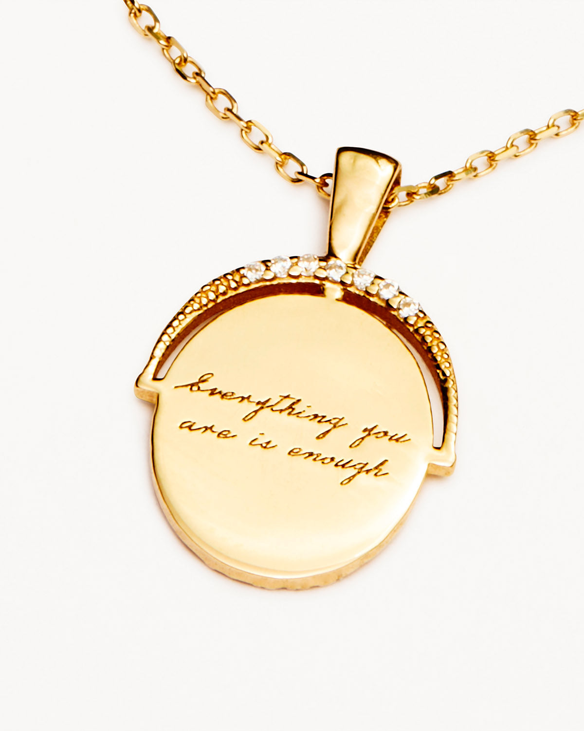 I Am Enough Necklace | Medical ID Me | Free UK Delivery