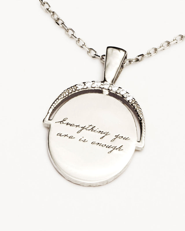 Sterling Silver Everything You Are Is Enough Small Necklace