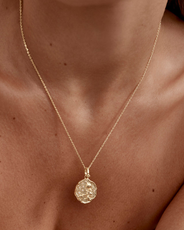 18k Gold Vermeil She is Zodiac Necklace - Aries