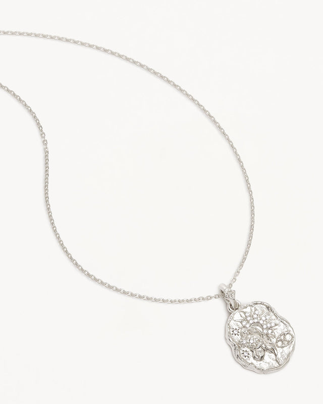Sterling Silver She is Zodiac Necklace - Cancer