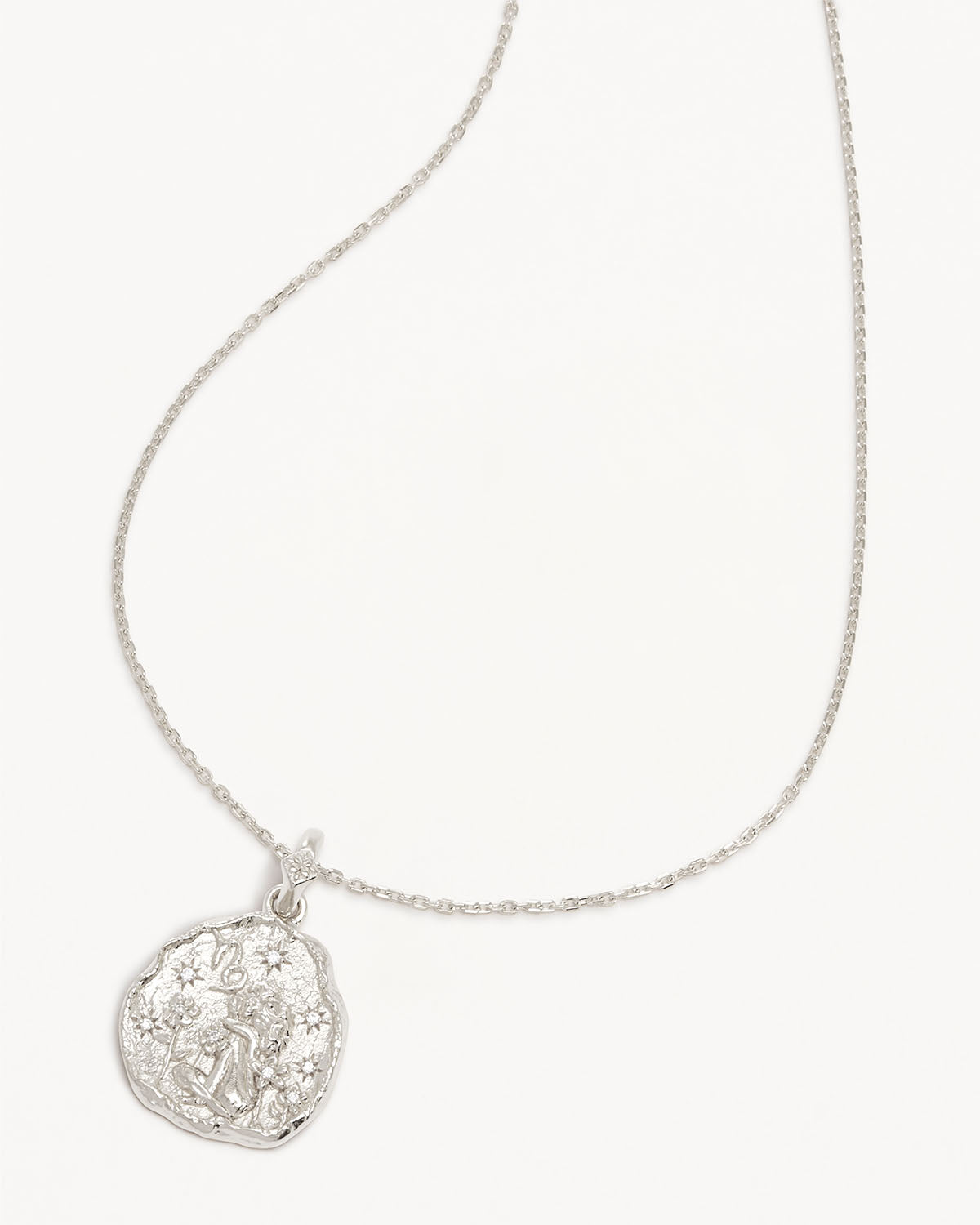 Zodiac Necklace Silver Cancer | Bamboo Trading Company