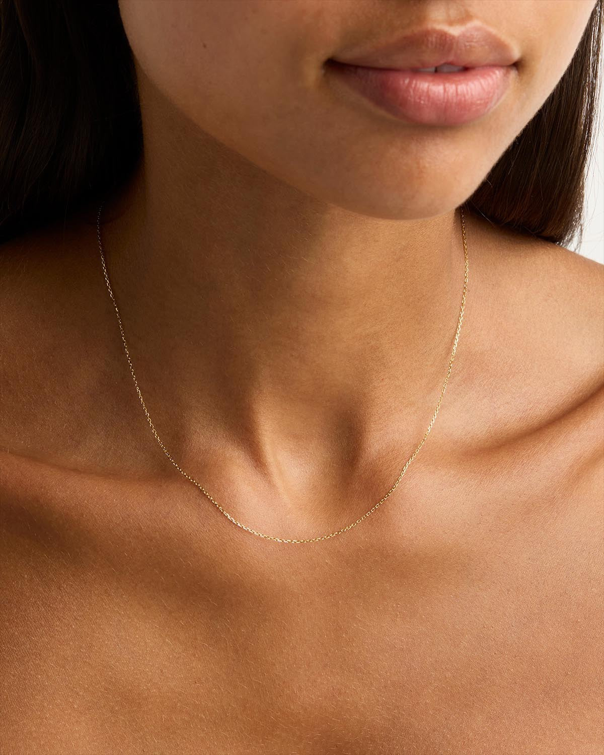 14k Gold Dainty Birthstone Necklace | Lacee Alexandra – Marisa Mason