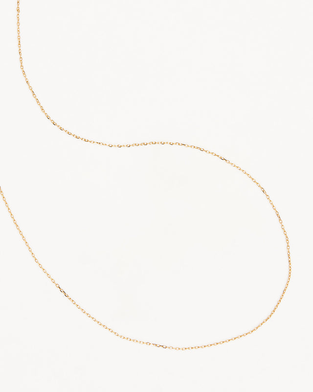 14k Solid Gold 16" Signature Chain Necklace