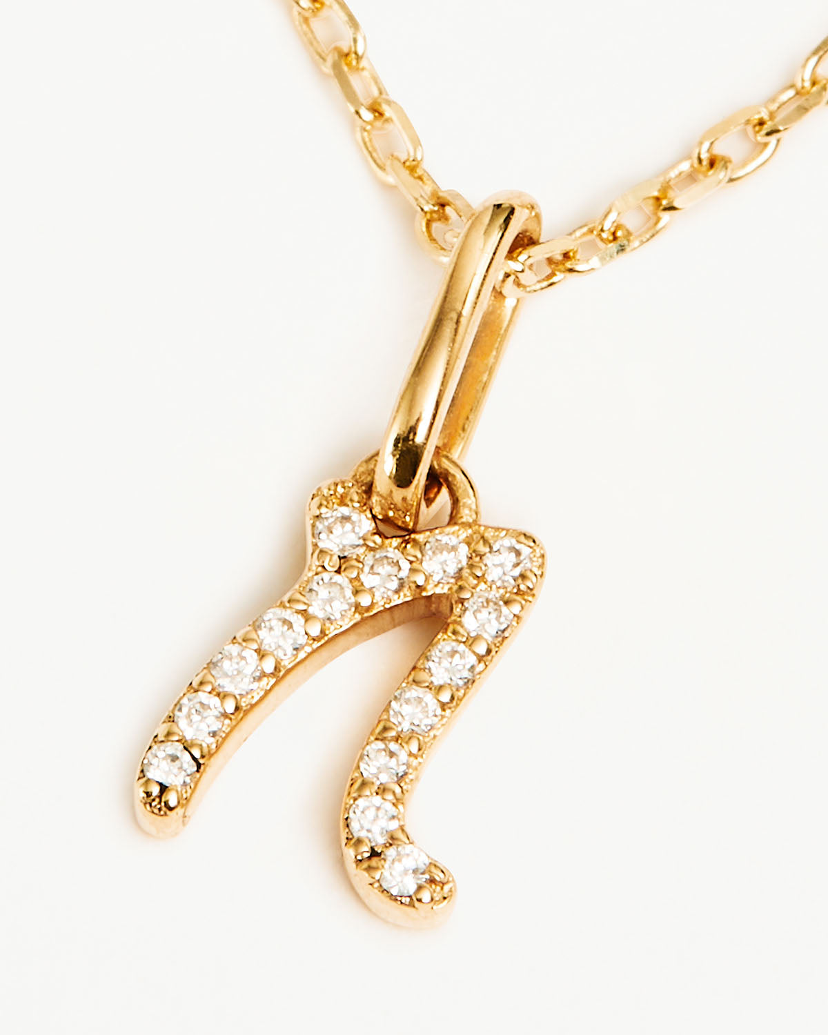 18K Gold Custom Letter Necklace | Noémie