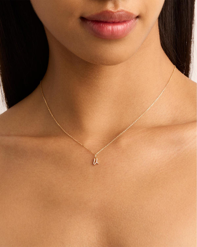 14k Gold Forever Love Diamond Pendant – by charlotte