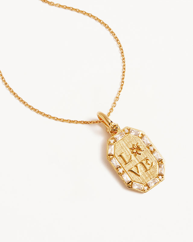 18k Gold Vermeil Love Necklace