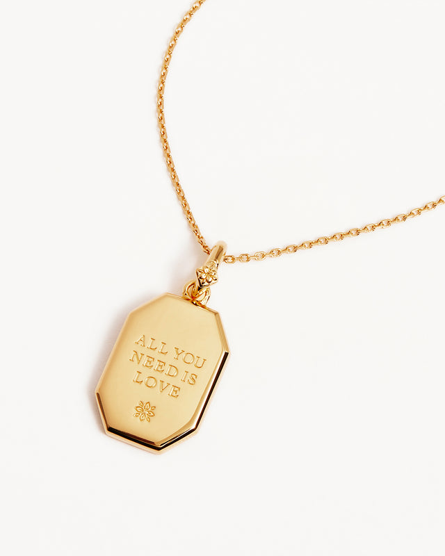 18k Gold Vermeil Love Necklace