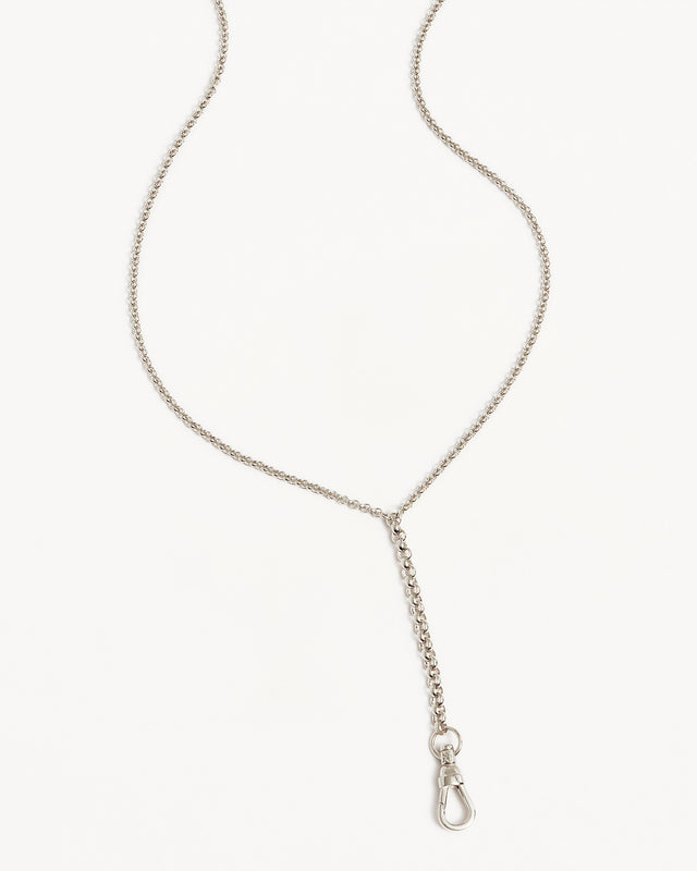 Sterling Silver Your Story Albert Clasp Lariat Necklace