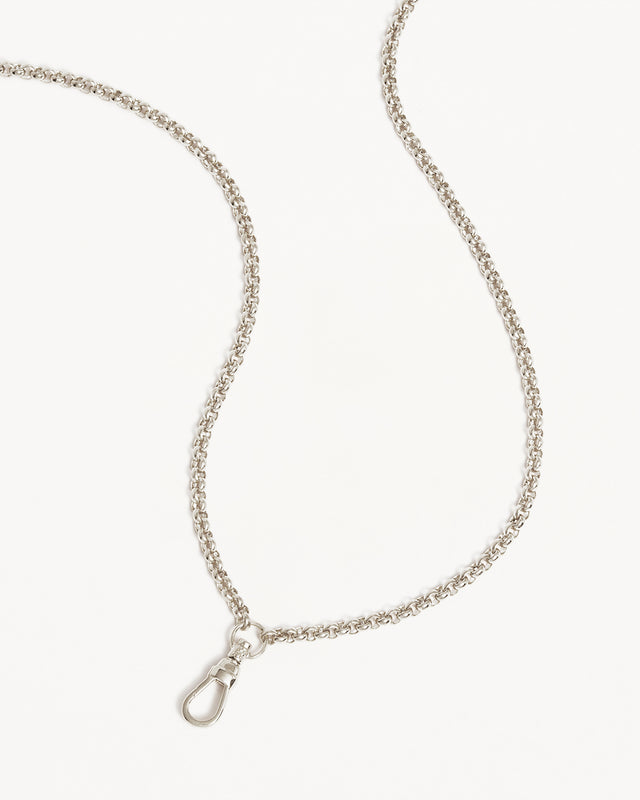 Sterling Silver Your Story Albert Clasp Necklace