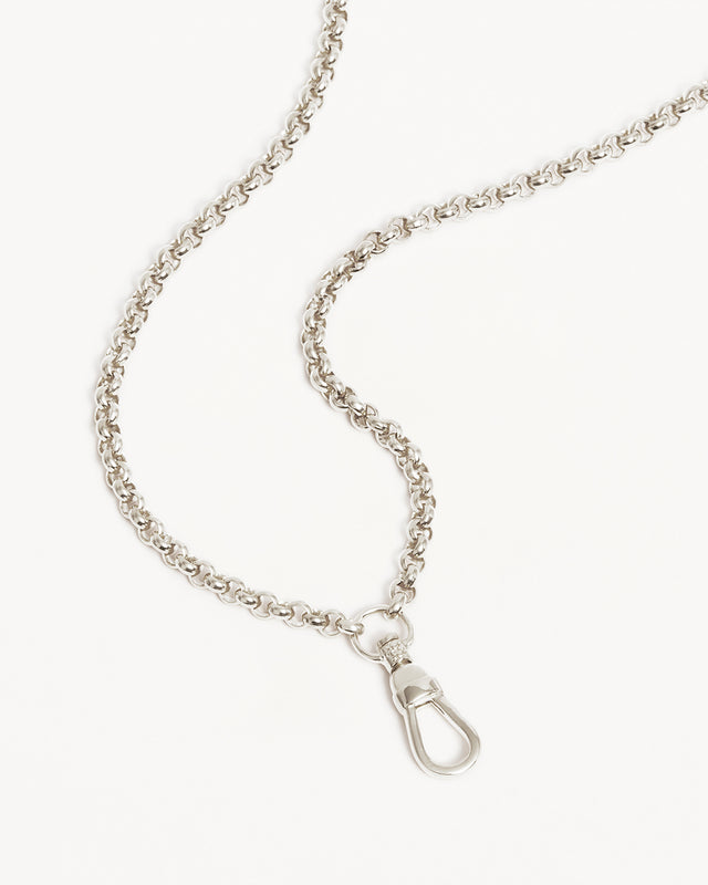 Sterling Silver Your Story Albert Clasp Necklace