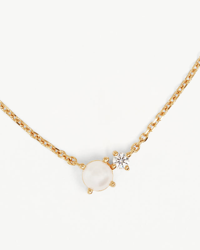 18k Gold Vermeil Serenely Yours Pearl Necklace