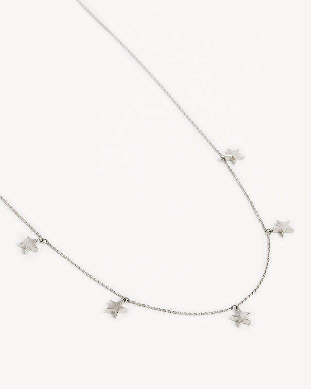 Sterling Silver Star Bright Necklace