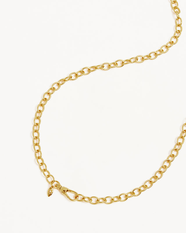 18k Gold Vermeil 17" Bold Round-Link Chain Necklace