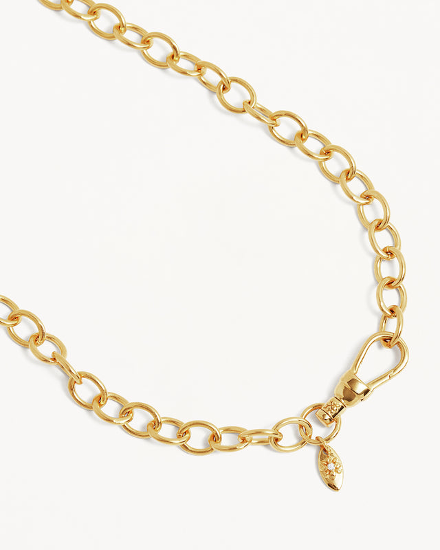 18k Gold Vermeil 17" Bold Round-Link Chain Necklace