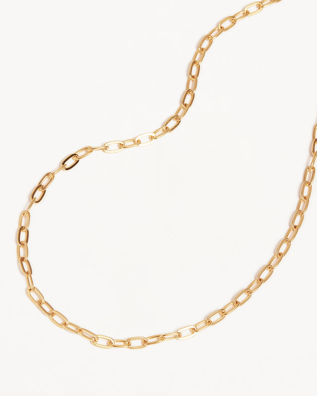 18k Gold Vermeil 17" Bold Link Chain Necklace