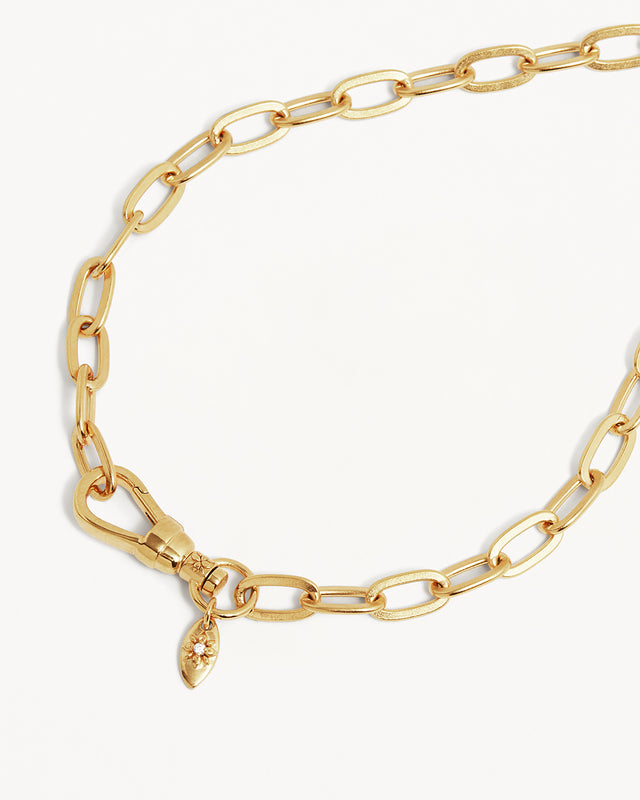 18k Gold Vermeil 17" Bold Link Chain Necklace