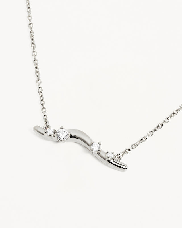 Sterling Silver Chasing Tides Necklace