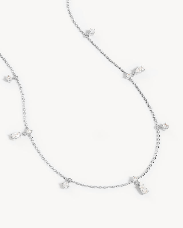 Sterling Silver No Rain, No Flowers Choker