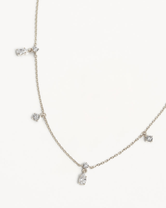 Sterling Silver No Rain, No Flowers Choker