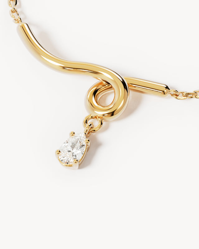 18k Gold Vermeil Entwined With You Necklace