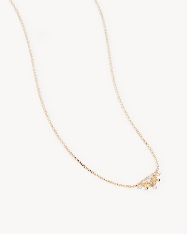 18k Gold Vermeil Lotus Rain Necklace