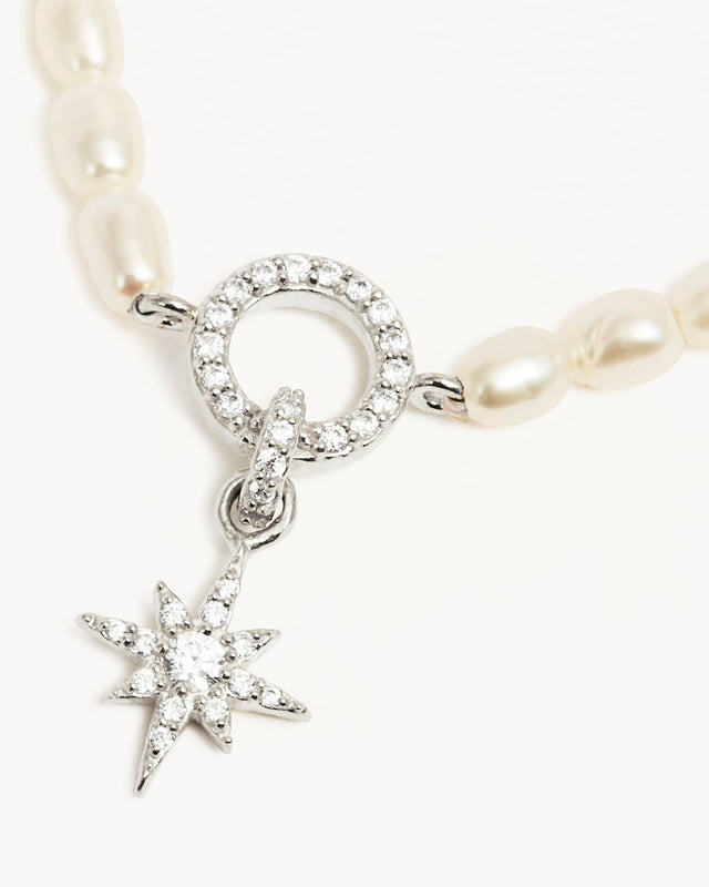 Sterling Silver Dancing In Starlight Pearl Choker