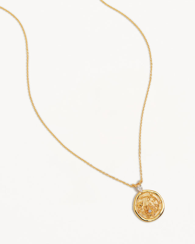 18k Gold Vermeil Serene Lotus Necklace