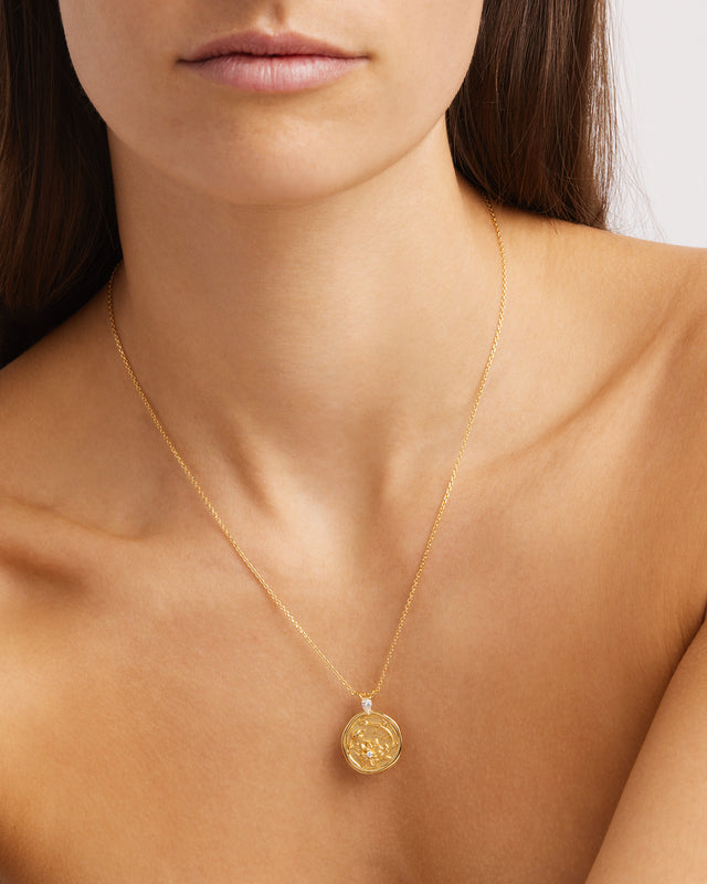 18k Gold Vermeil Serene Lotus Necklace