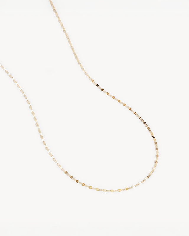 18k Gold Vermeil Light Catcher Sparkle Chain Necklace