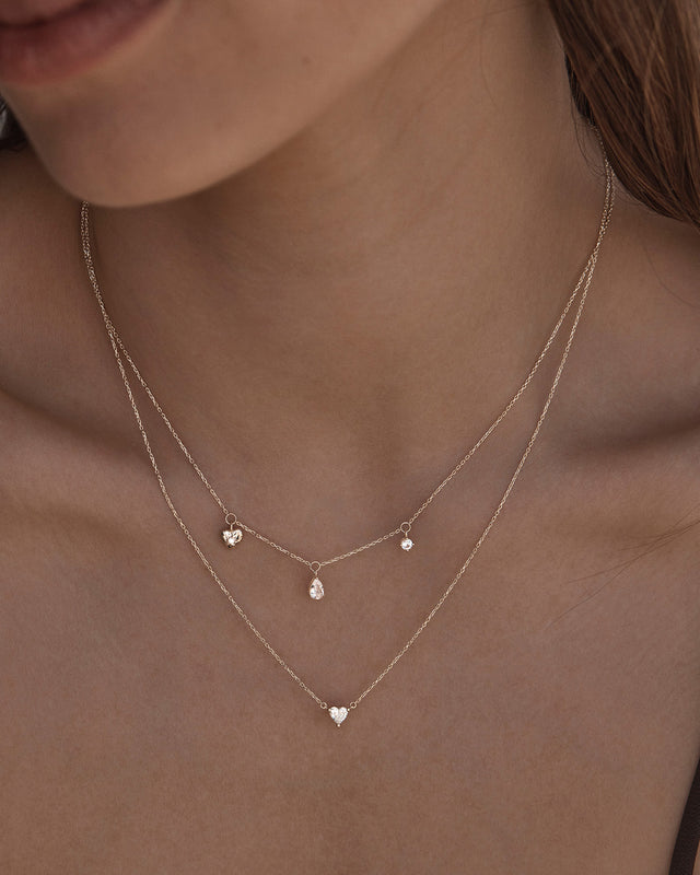9k Solid Gold With Every Breath Necklace