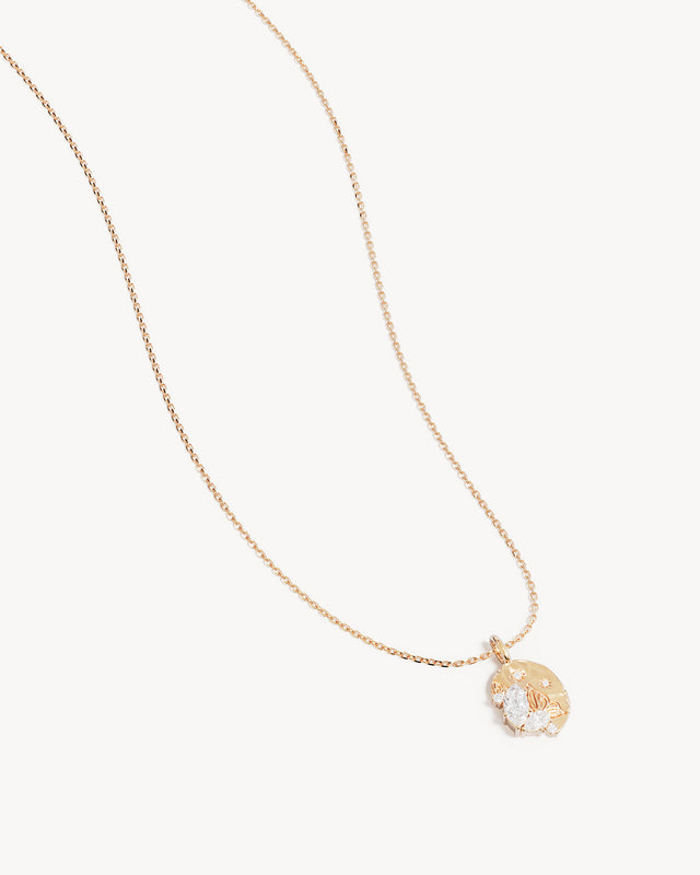 18k Gold Vermeil With Wings I Fly Necklace