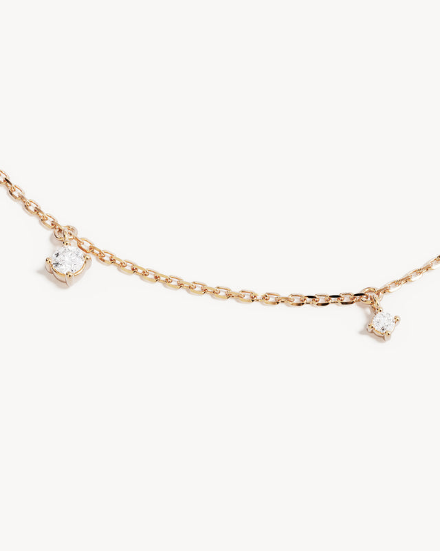 18k Gold Vermeil Scattered Light Choker