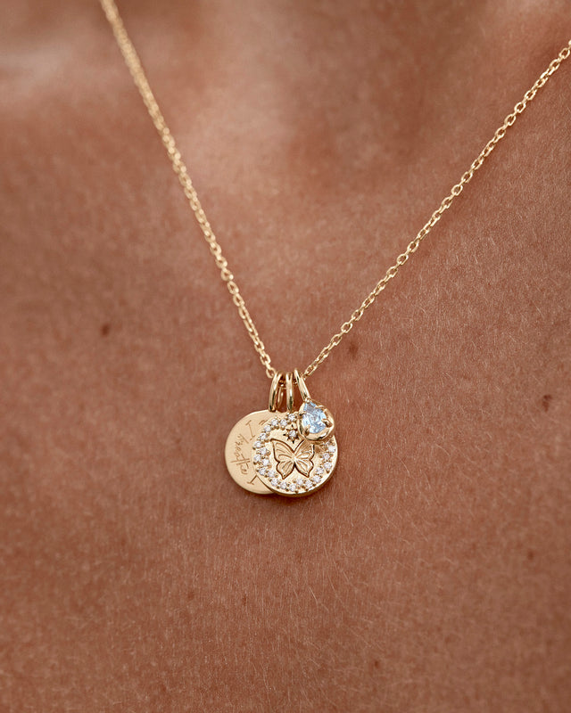 18k Gold Vermeil With Freedom I Become Necklace