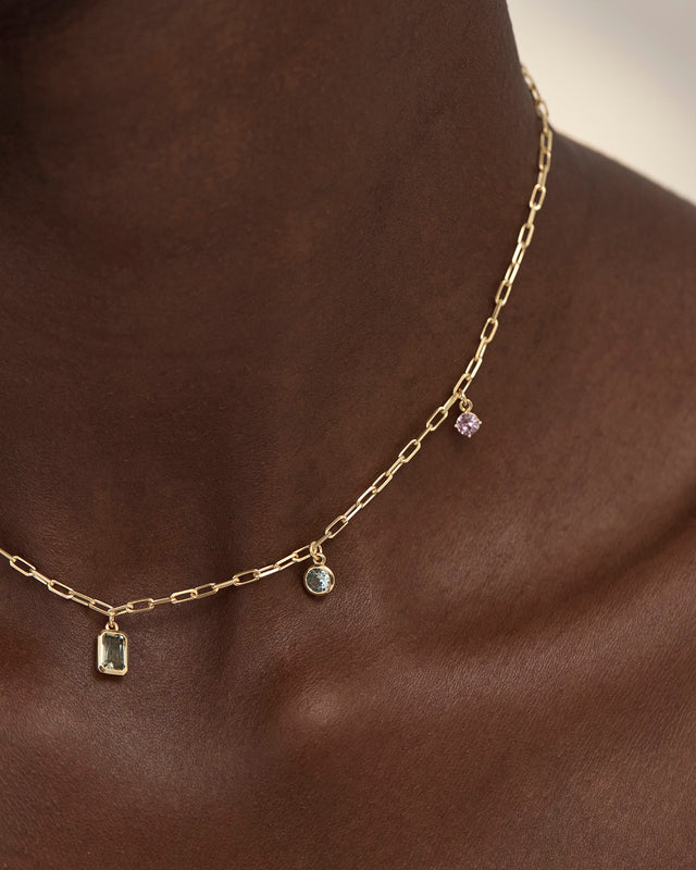 18k Gold Plated Awaken Your Soul Charm Choker