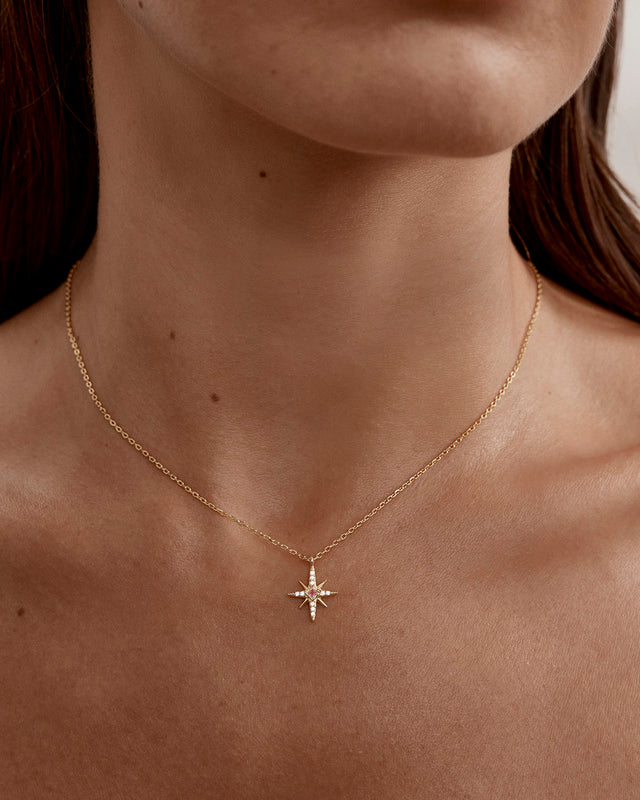 18k Gold Vermeil Starry Night Necklace