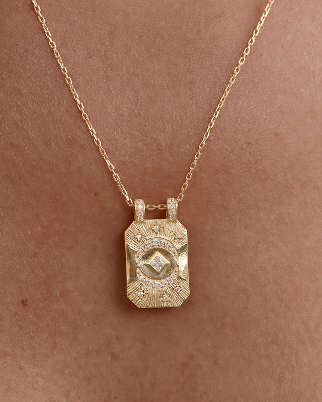 18k Gold Plated My Moon and Stars Necklace