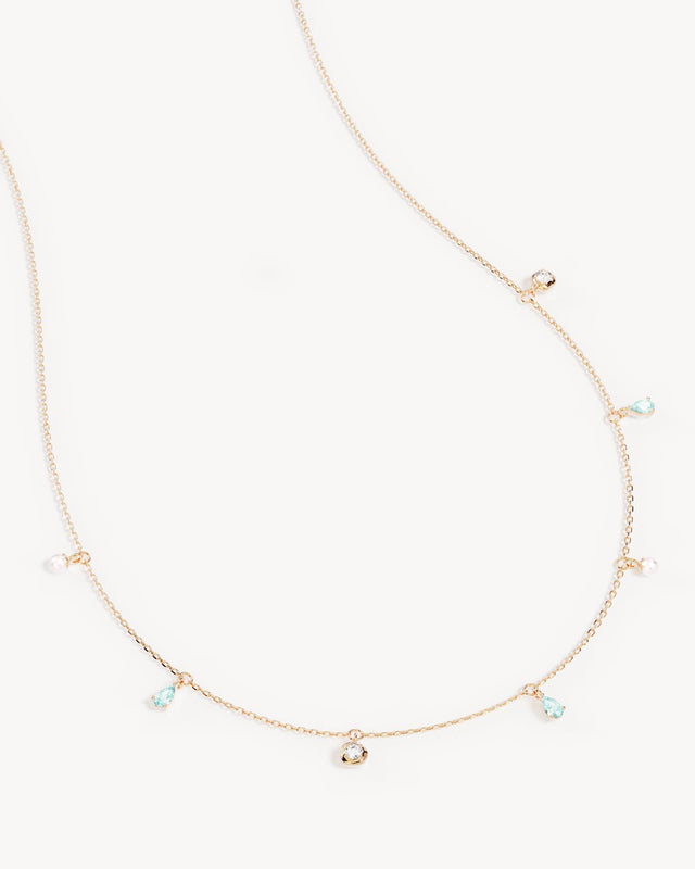 18k Gold Plated Breathe in Stillness Choker