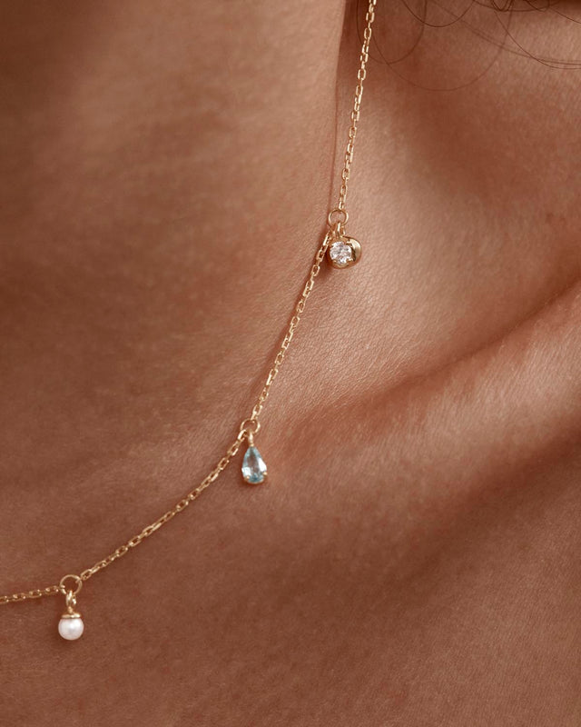 18k Gold Plated Breathe in Stillness Choker