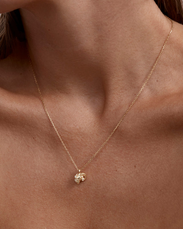 18k Gold Vermeil You Are Magic Zodiac Necklace Aries