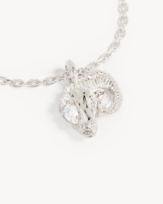 Sterling Silver You Are Magic Zodiac Necklace Aries