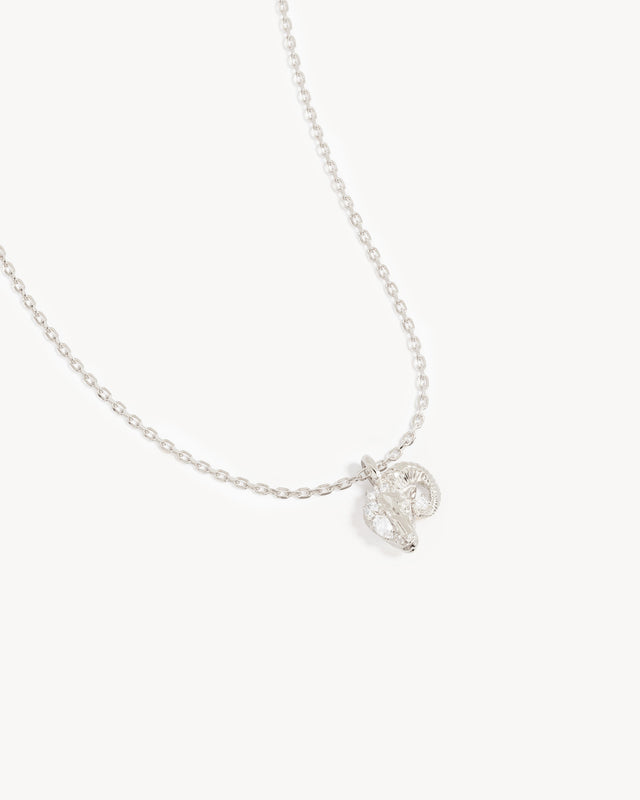 Sterling Silver You Are Magic Zodiac Necklace Aries