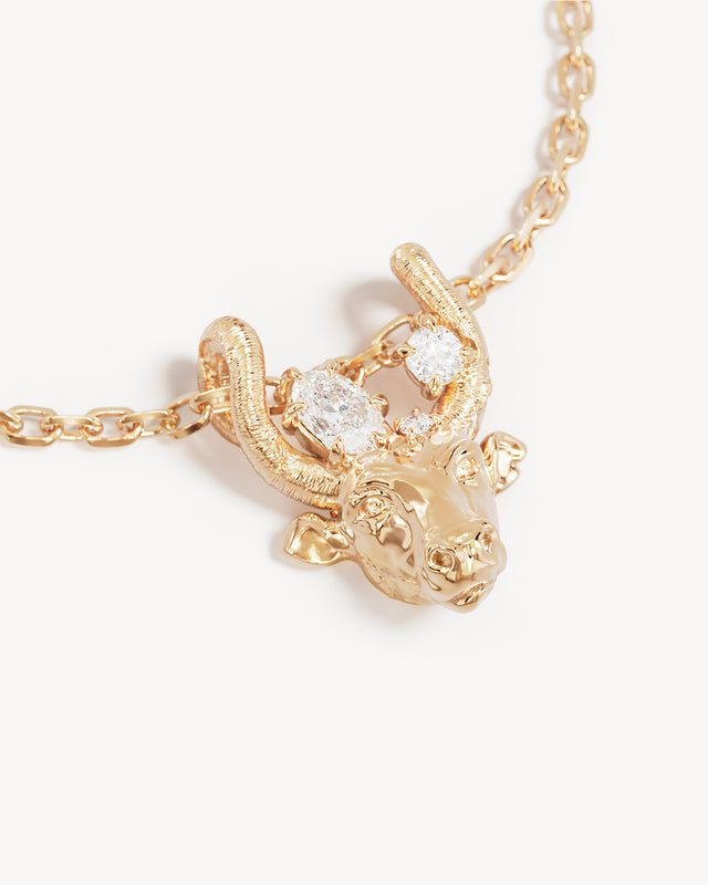 18k Gold Vermeil You Are Magic Zodiac Necklace Taurus