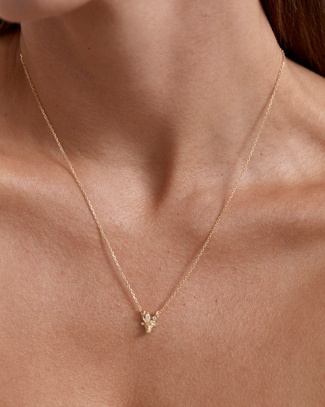 18k Gold Vermeil You Are Magic Zodiac Necklace Taurus