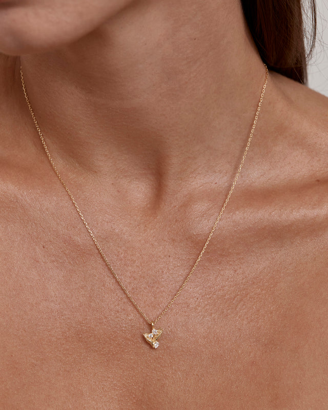 18k Gold Vermeil You Are Magic Zodiac Necklace Gemini
