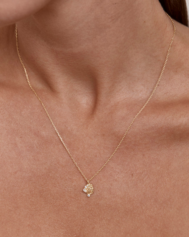 18k Gold Vermeil You Are Magic Zodiac Necklace Leo