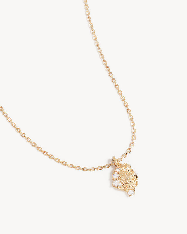 18k Gold Vermeil You Are Magic Zodiac Necklace Leo