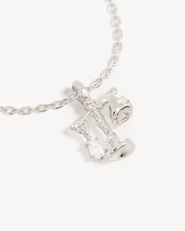 Sterling Silver You Are Magic Zodiac Necklace Libra