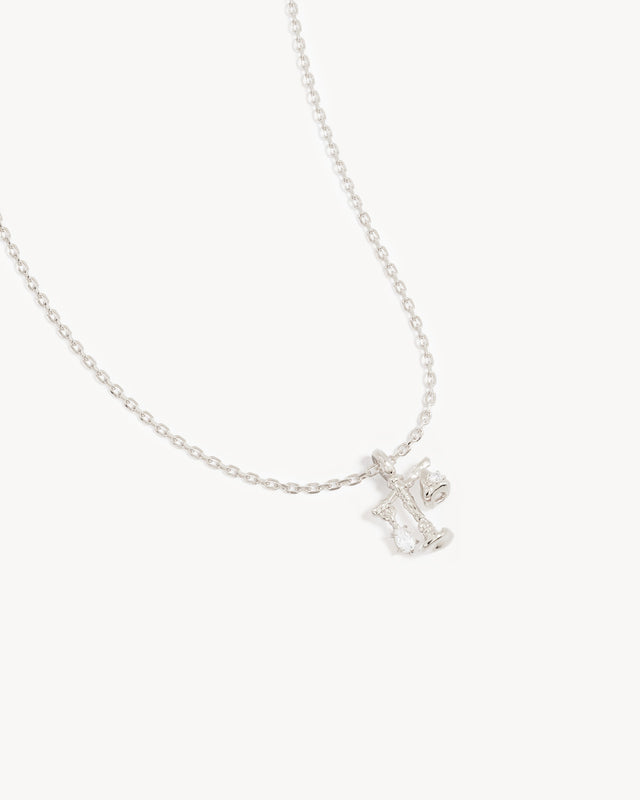 Sterling Silver You Are Magic Zodiac Necklace Libra